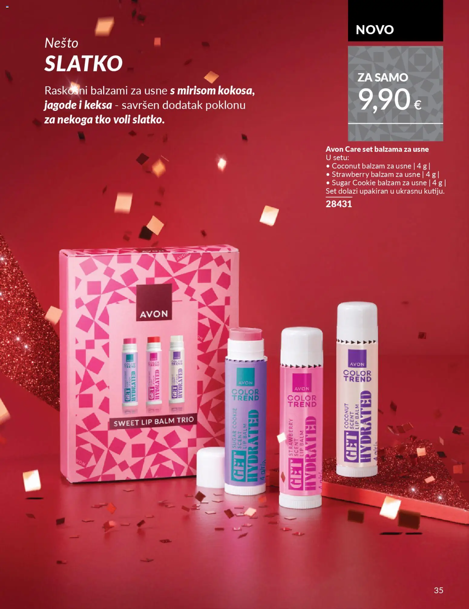 Avon katalog | vrijedi od 31.10.2025 | Stranica: 35 | Proizvodi: Balzam za usne, Jagode