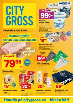 City Gross - erbjudanden - Förhandsvisning av reklamblad från butik City Gross aktuell från 05.01.2026