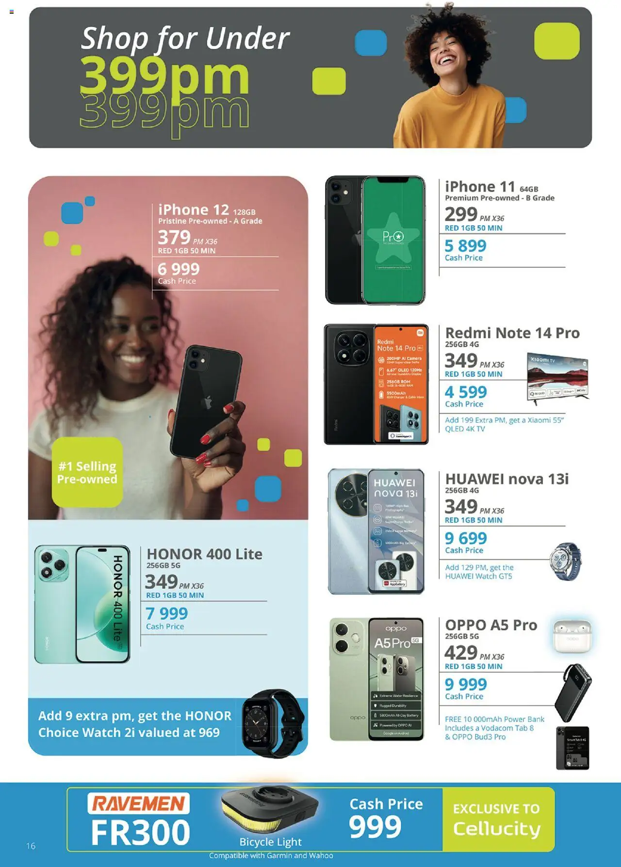 Cellucity Specials │ valid from 08.08.2025 | Page: 17 | Products: Camera, TV, Charger, Water