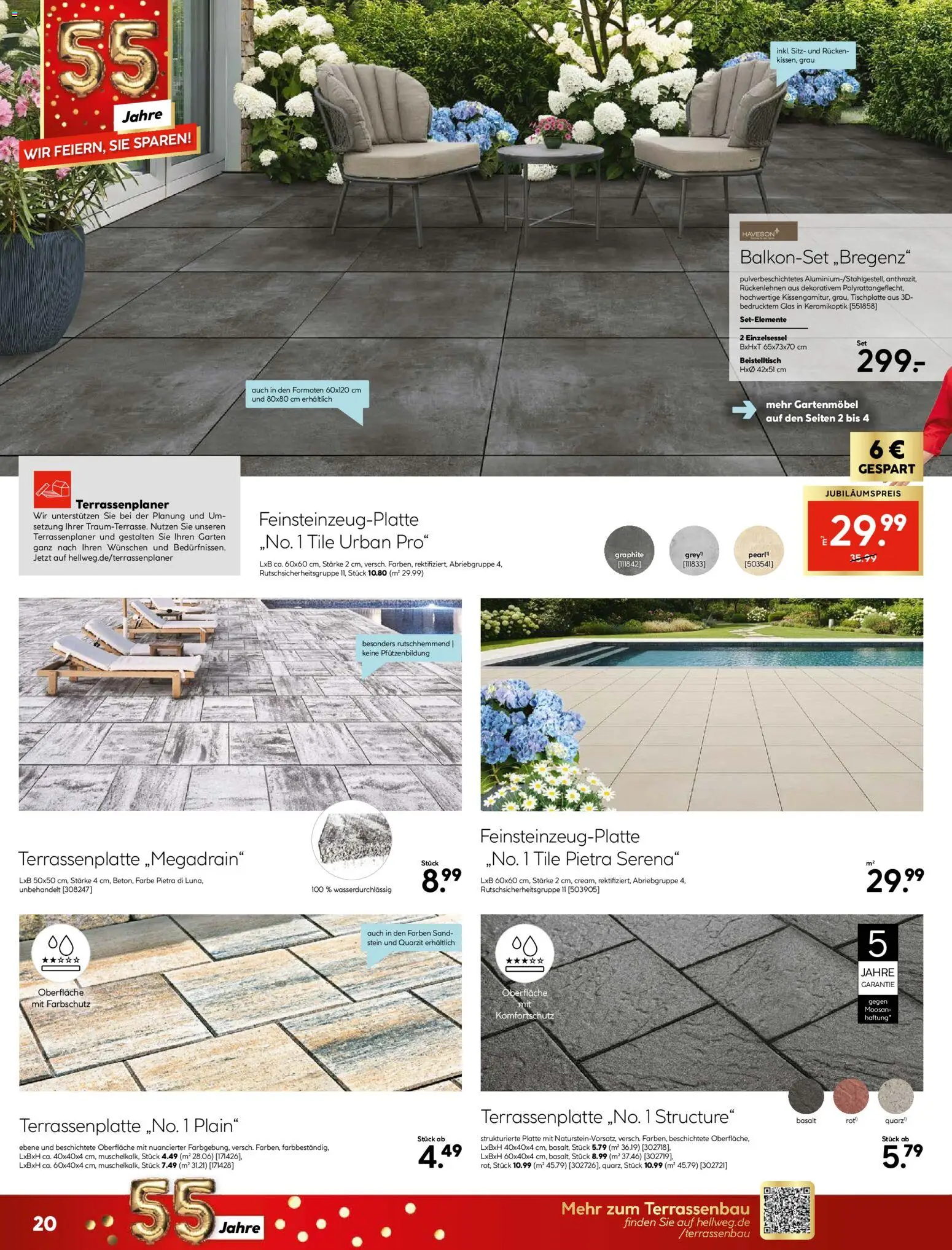 Hellweg Prospekt 	 – gültig ab 30.03.2026 | Seite: 20 | Produkte: Beistelltisch, Gartenmöbel