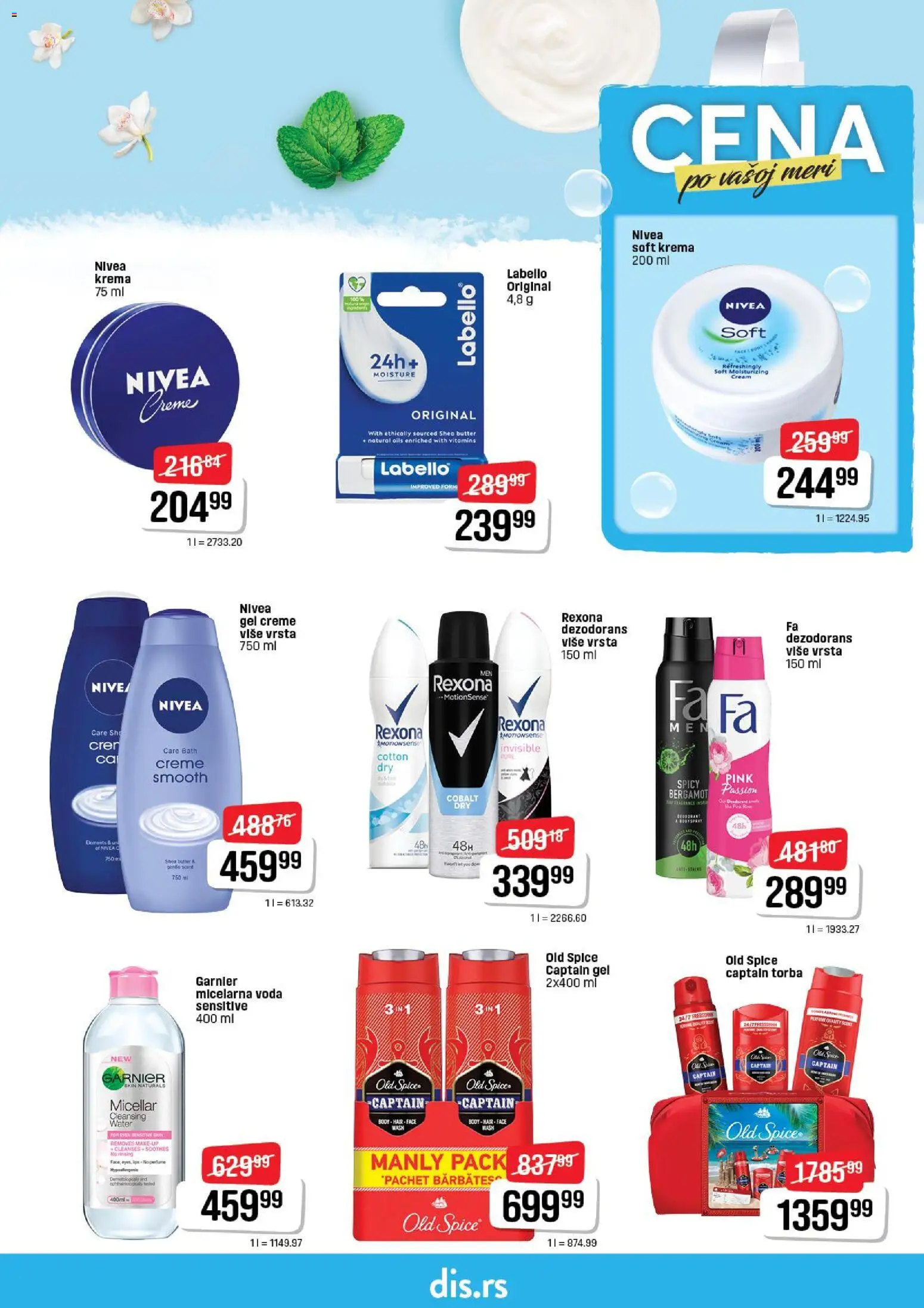 Super DIS katalog - važi od 12.02.2026 | Strana: 17 | Proizvode: Garnier, Voda, Krema, Dezodorans