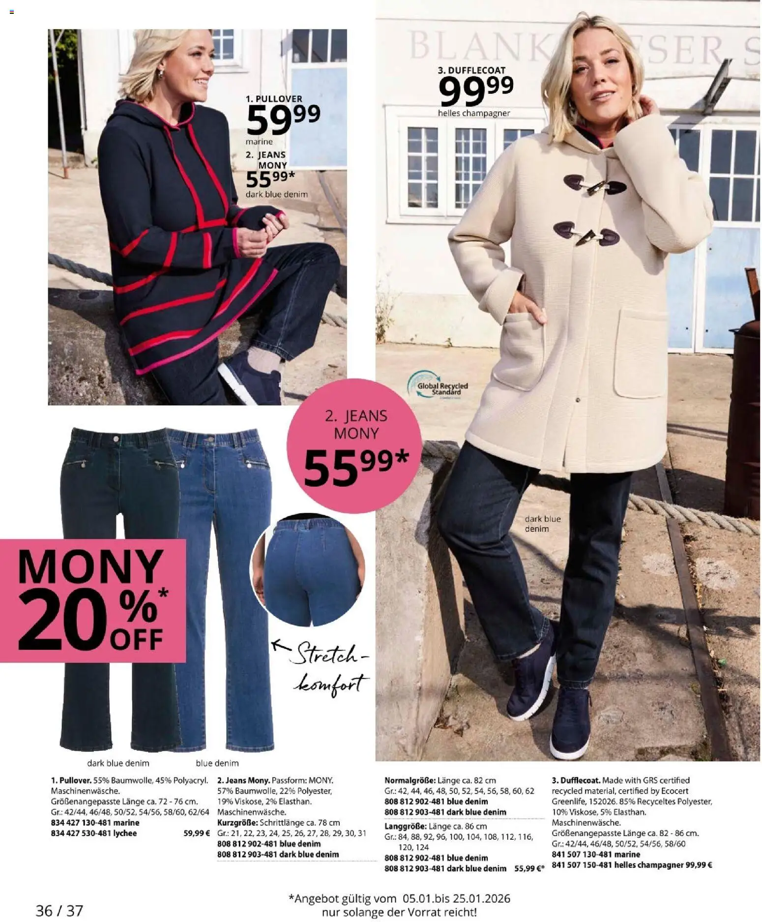 Ulla Popken akciós ujság - amely érvényes a következő dátumtól: 09.01.2026 | Oldal: 36