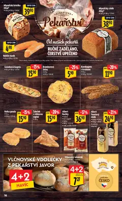 Albert leták - Hypermarket od 18.06.2025 | Strana: 24 | Produkty: Brioška, Gouda, Mlynářská brioška, Bageta