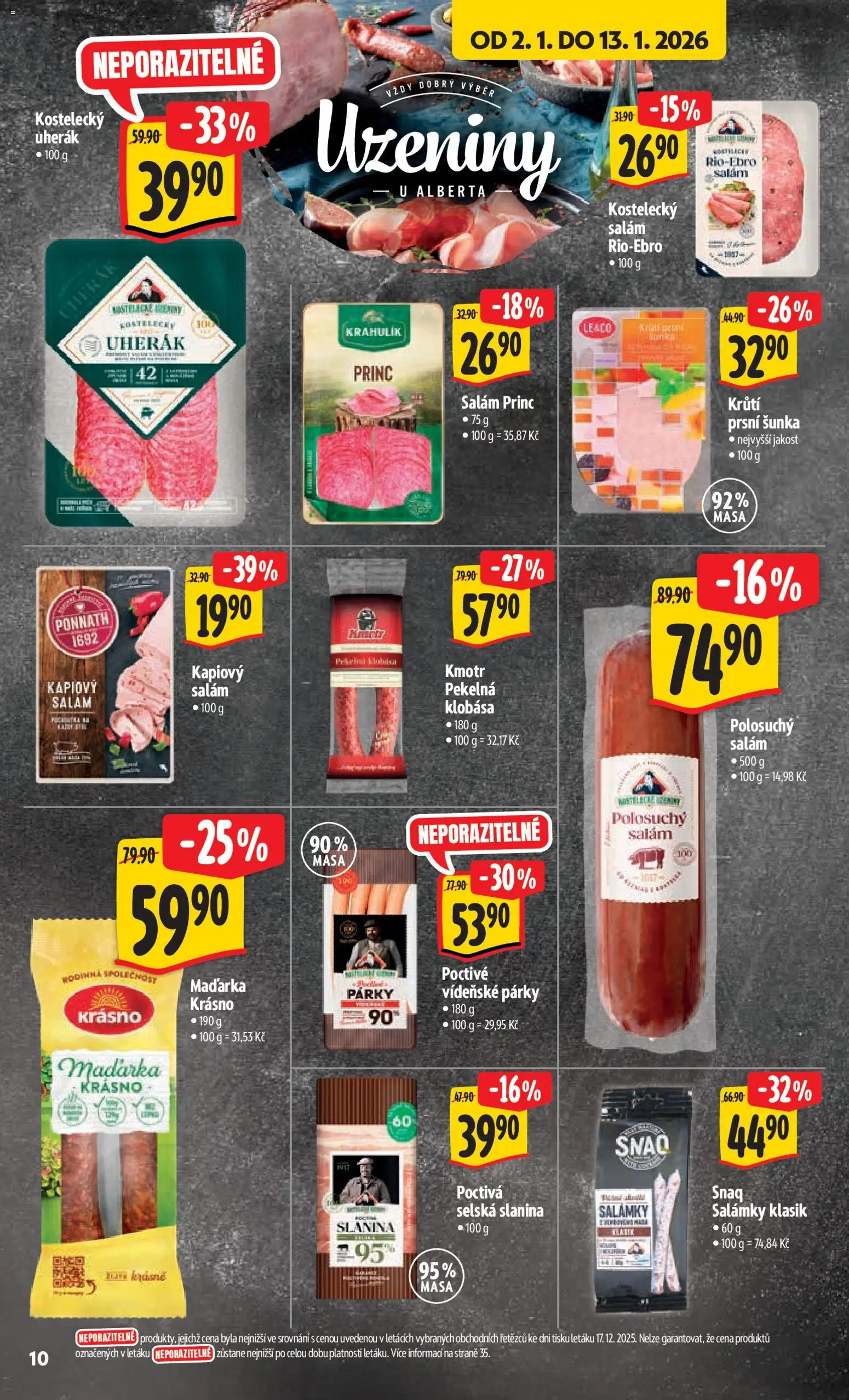 Albert leták - Hypermarket od 02.01.2026 | Strana: 10