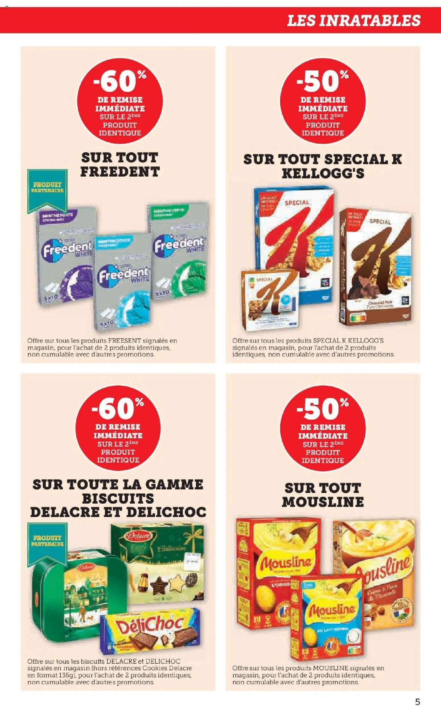 {H1} | Page: 5 | Produits: Cookies, Biscuits