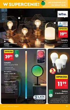 Pogląd oferty "Biedronka gazetka Hity i inspiracje" - ważna od 28.02.2026 | Strona: 37 | Produkty: USB, Lustro, Lampa