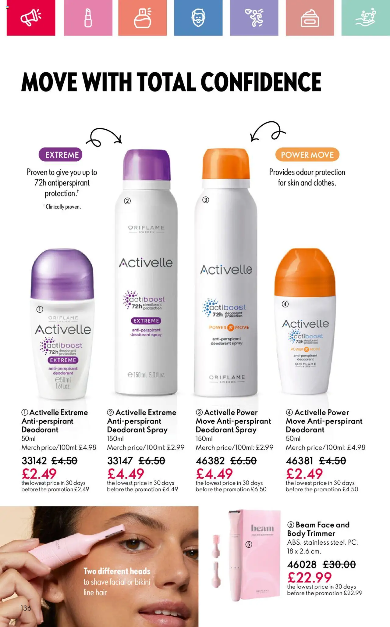  | Page: 136 | Products: Deodorant, Antiperspirant