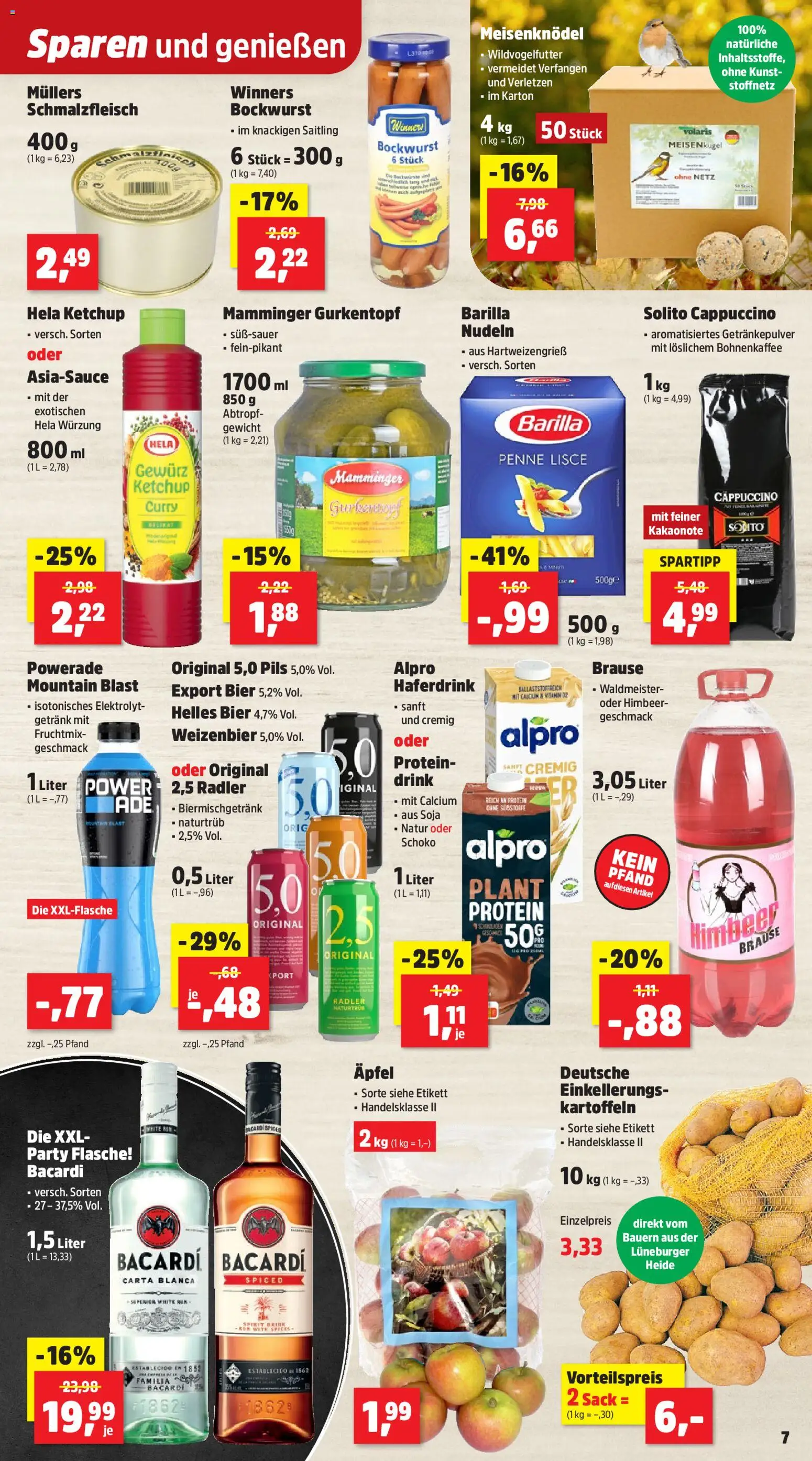 Thomas Philipps Prospekt – gültig ab 10.11.2025 | Seite: 11 | Produkte: Bacardi, Rum, Pils, Nudeln