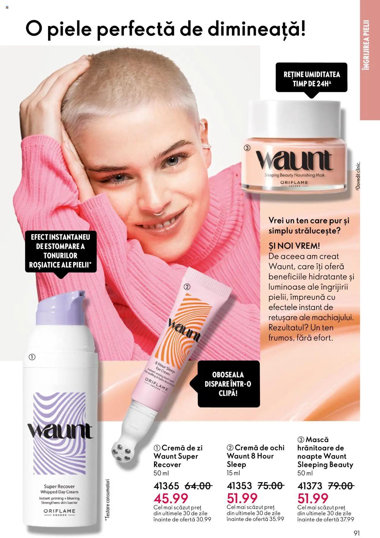 Noul catalog Oriflame – valabil de la 22.10.2025 | Pagină: 91 | Produse: Cremă de zi, Cremă