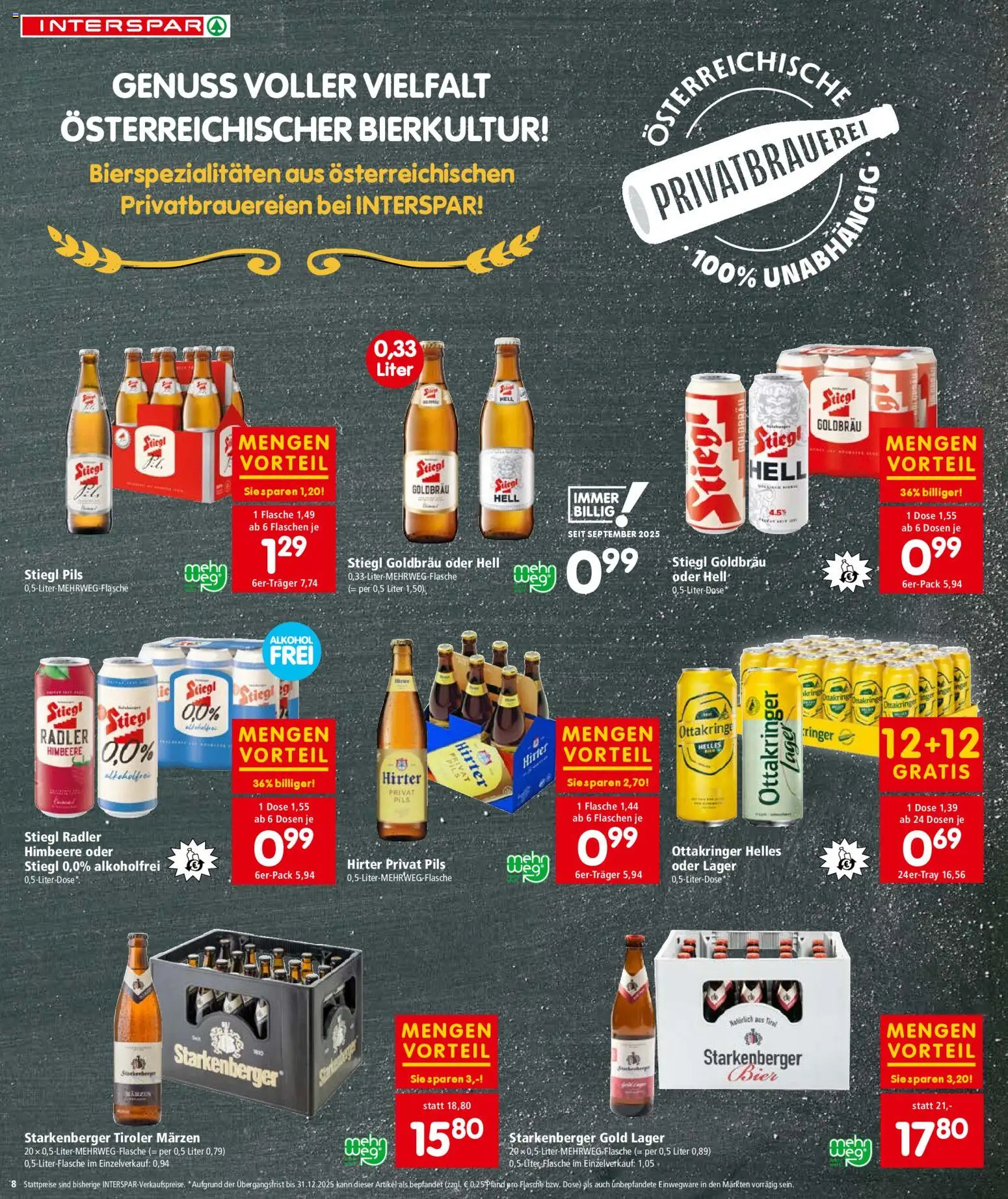 Interspar Flugblatt - Tirol gültig ab 27.11.2025 | Seite: 9 | Produkte: Himbeere