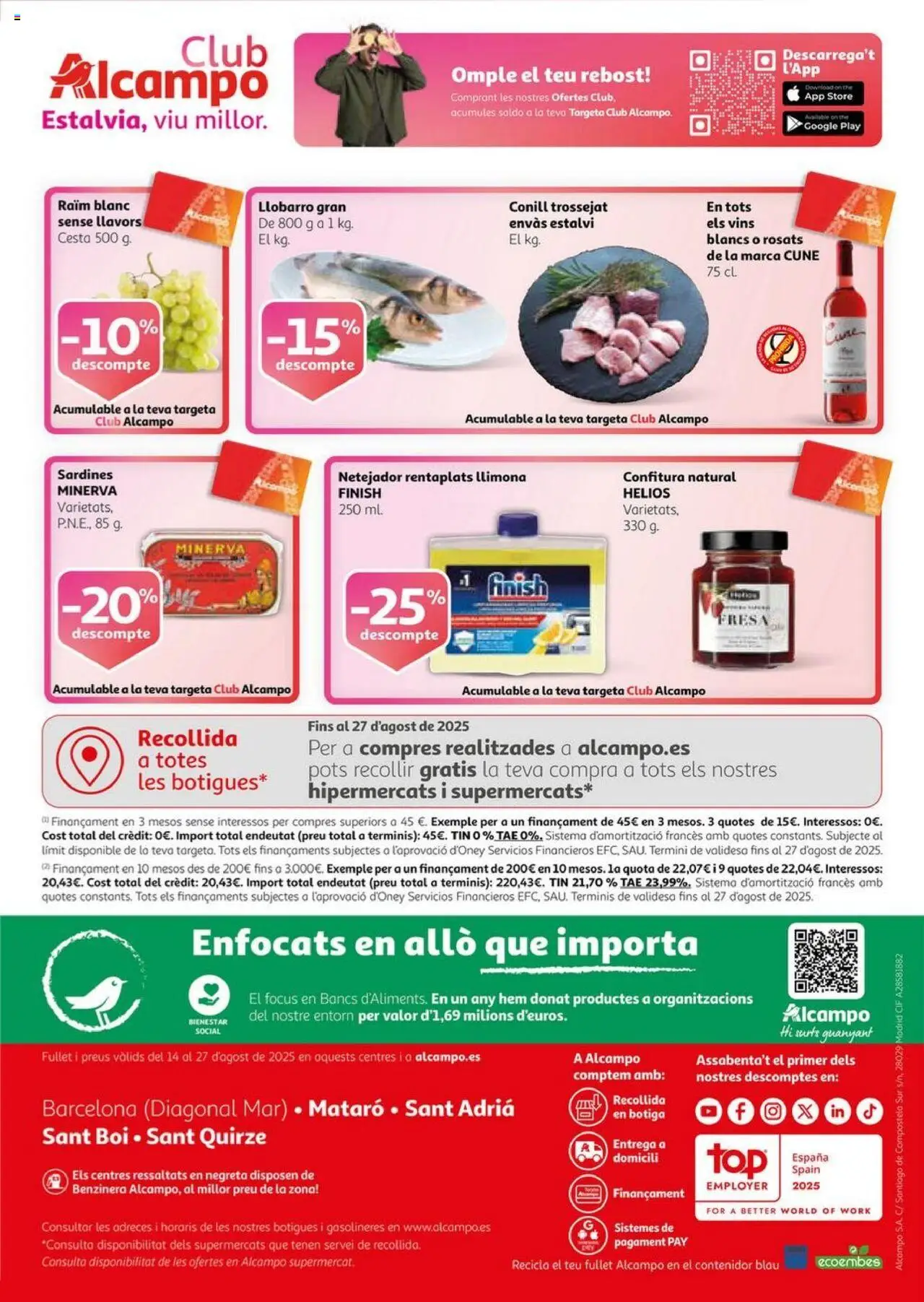 Alcampo - HG catalan  │ válido desde el 14.08.2025 | Página: 48 | Productos: Cesta