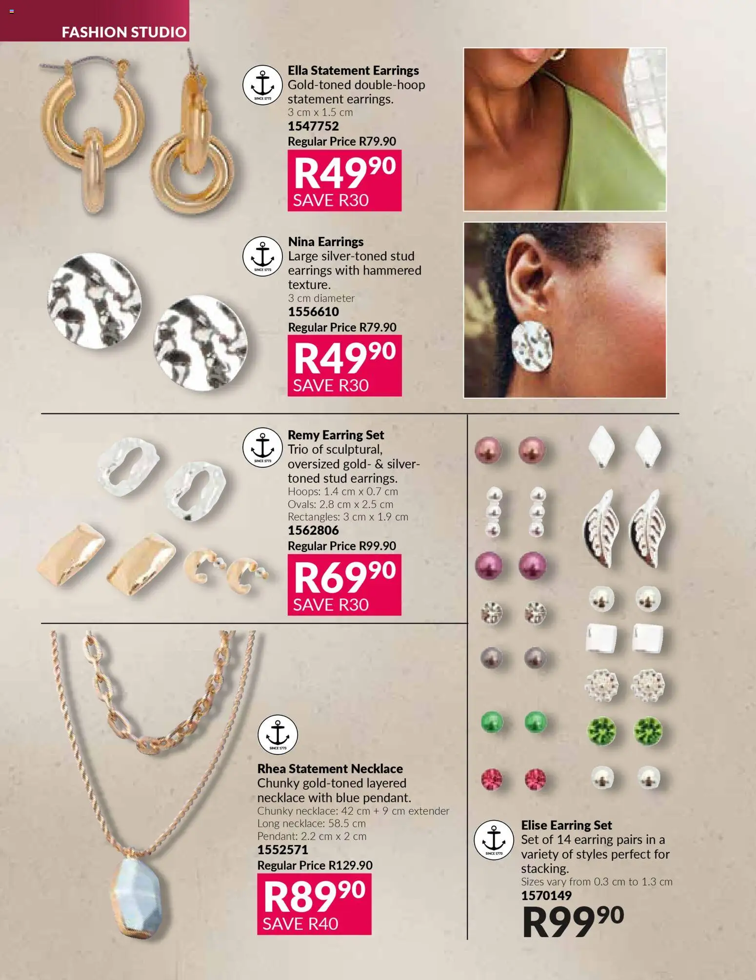 New Avon catalogue – valid from 31.01.2026 | Page: 130 | Products: Earrings