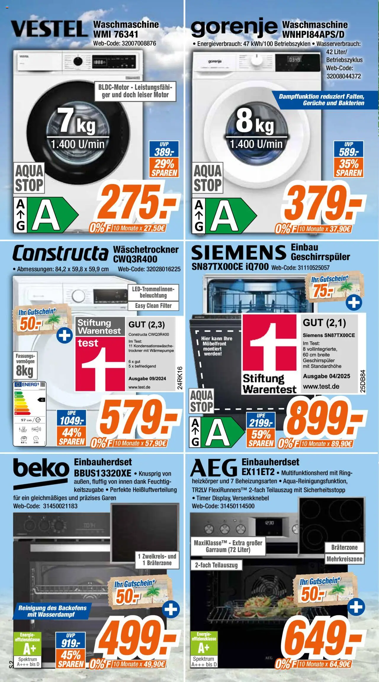 Expert - Prospekt Giessen - gültig ab dem 07.07.2025 | Seite: 2 | Produkte: Siemens, Gorenje, Geschirrspüler, Waschmaschine