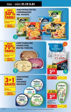 Pogląd oferty "Delikate Serek Wiejski, Wszystkie serki wiejskie Delikate" - ważna od 31.12.2025 | Strona: 52