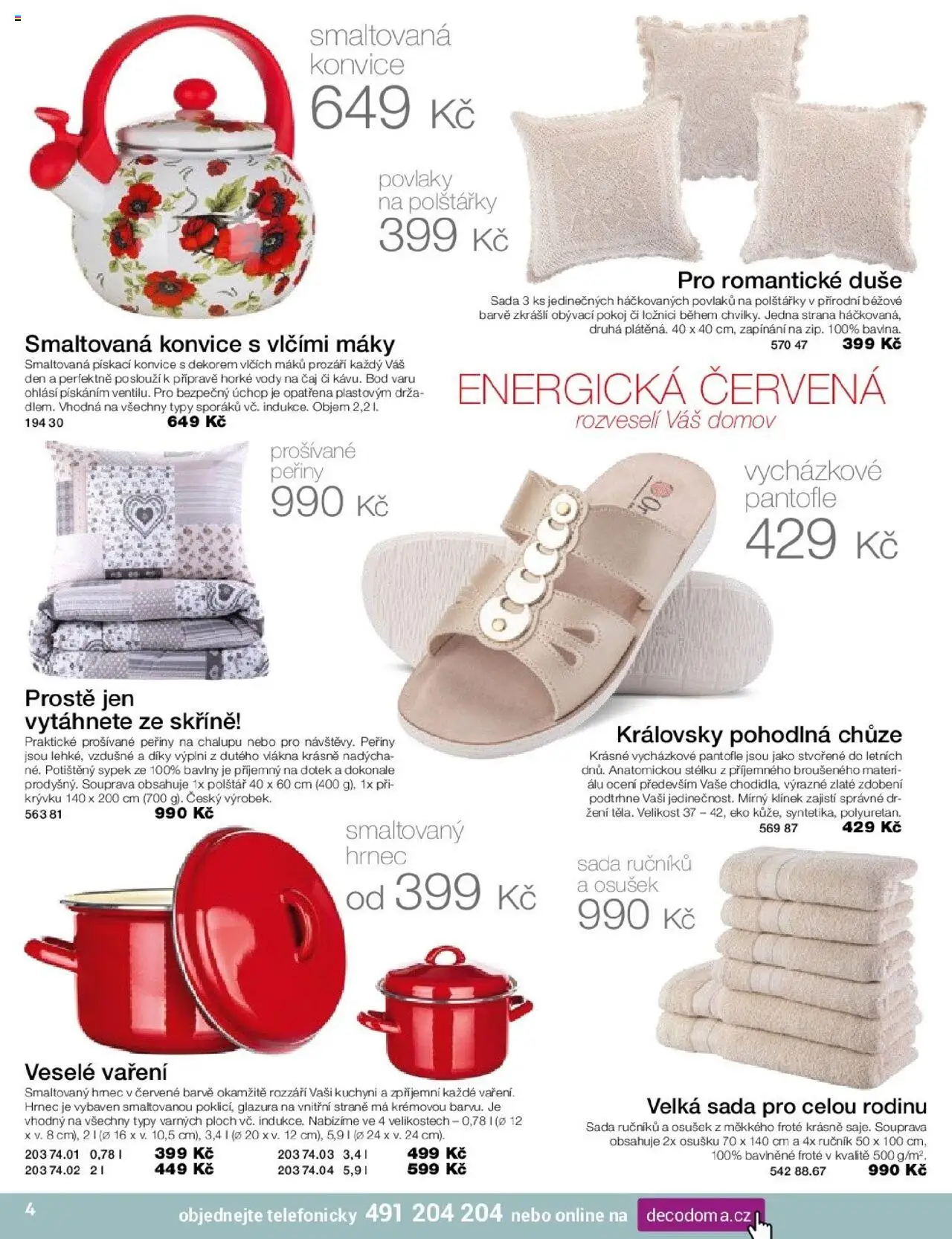 Decodoma leták - Matrace od 05.09.2025 | Strana: 14 | Produkty: Ručník, Pantofle, Čaj, Konvice