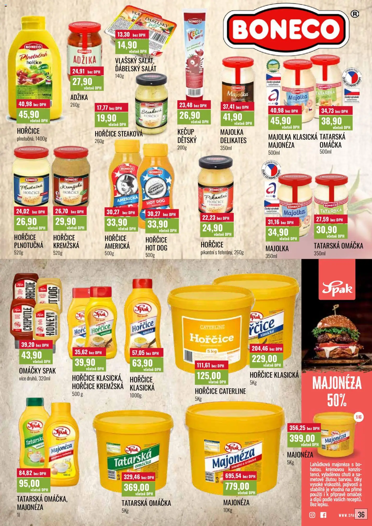 Ratio leták od 01.04.2026 | Strana: 37 | Produkty: Salát, Hot dog, Hořčice, Majonéza