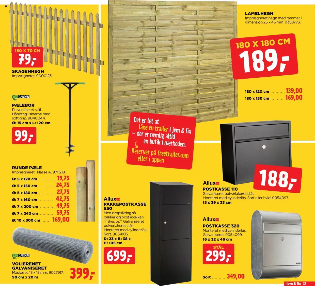 Jem & fix tilbudsavis – gyldig fra 28.09.2025 | Side: 29 | Produkter: Rammer