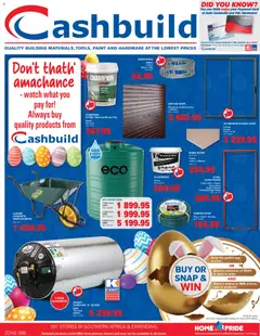 Cashbuild specials catalogue – valid from 23.03.2026