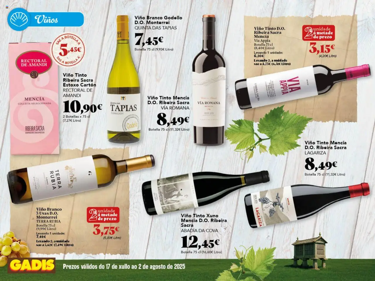 Gadis folleto Galicia │ válido desde el 17.07.2025 | Página: 30 | Productos: Τζίντζερ, Vino