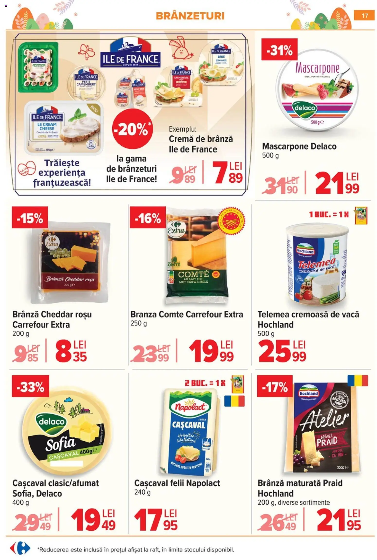 Noul catalog Carrefour – valabil de la 06.04.2026 | Pagină: 23 | Produse: Cremă, Vin, Cremă de brânză, Mascarpone