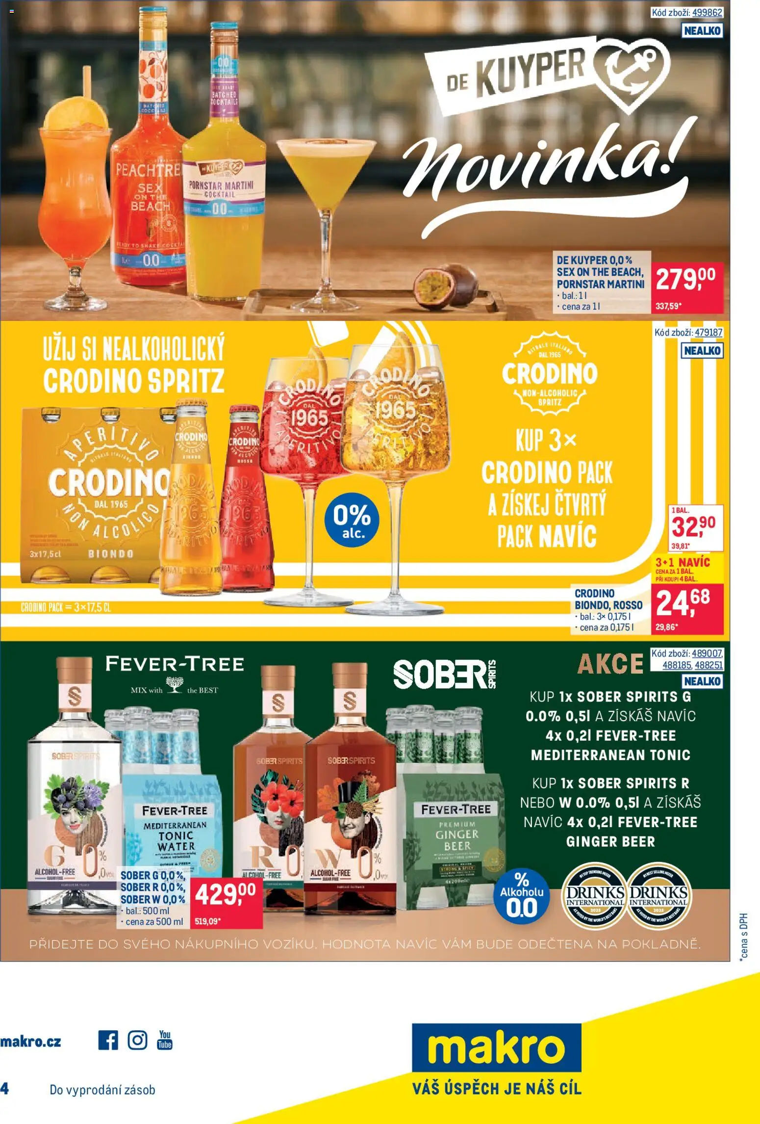 Makro leták - Gastronomie od 28.01.2026 | Strana: 27 | Produkty: Crodino, Martini, Spritz, Aperitivo