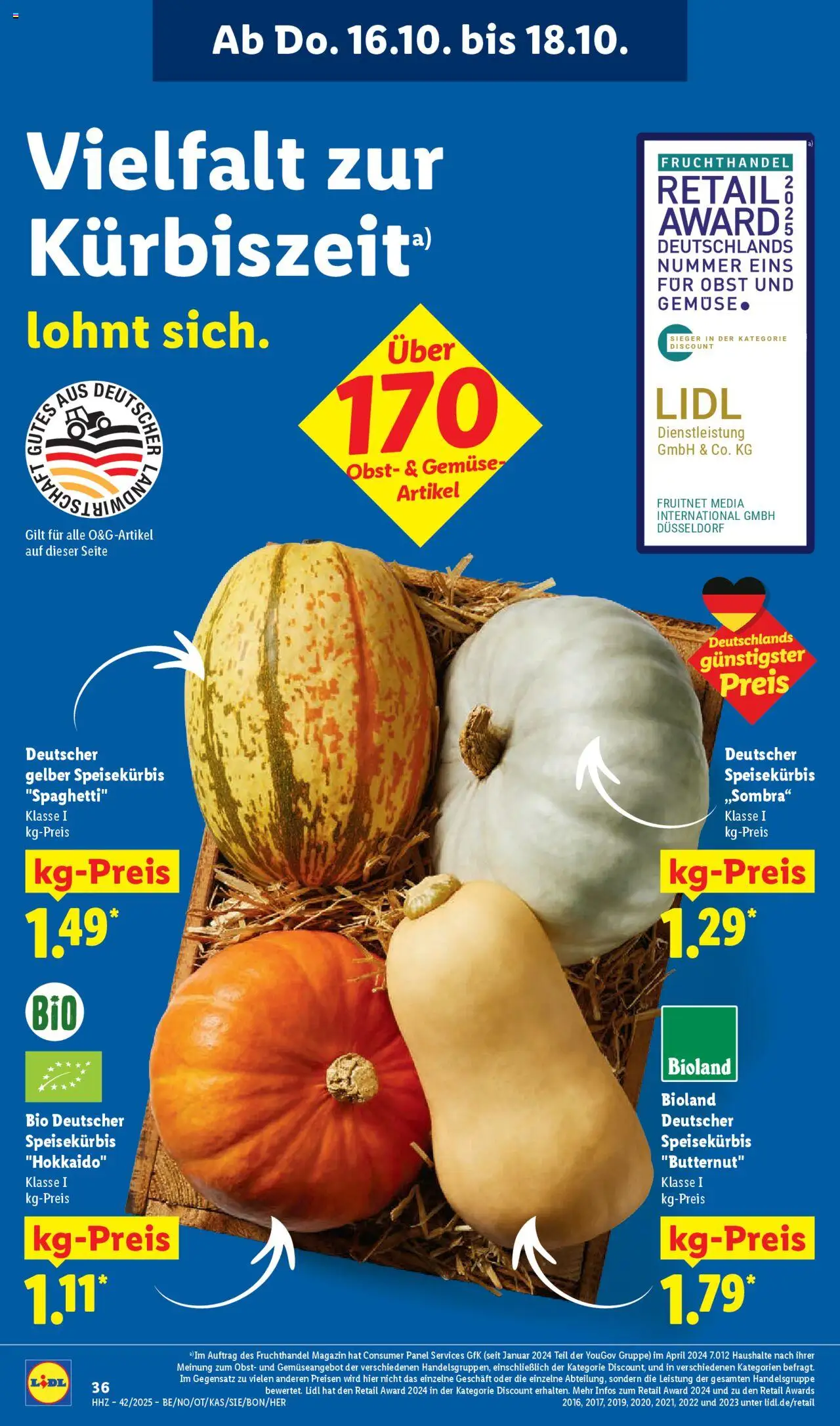 Lidl Prospekt Grimma – gültig ab 13.10.2025 | Seite: 58 | Produkte: Gemüse, Obst