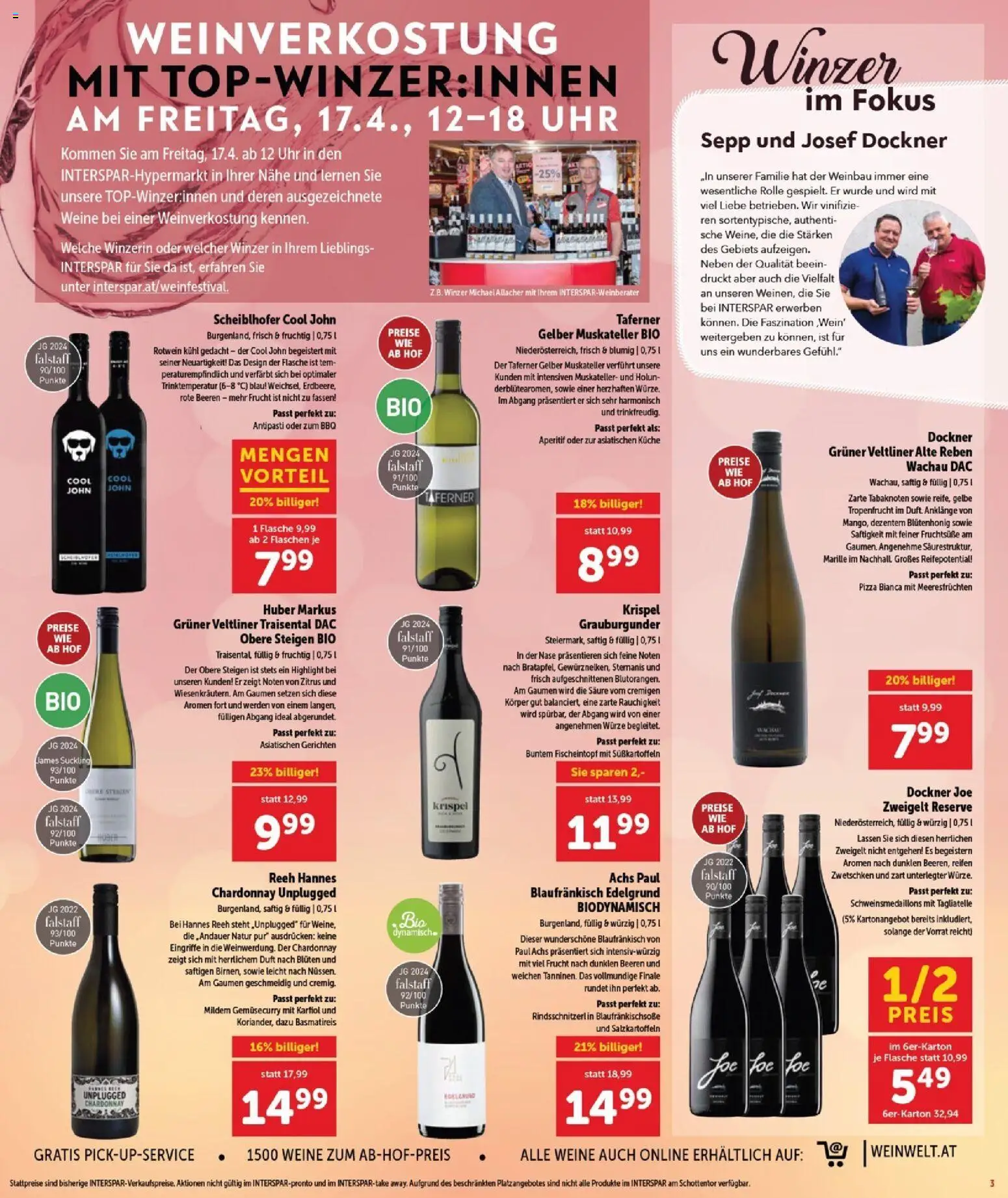 Interspar Flugblatt - Burgenland Nord gültig ab 16.04.2026 | Seite: 4 | Produkte: Uhr, Duft, Pizza