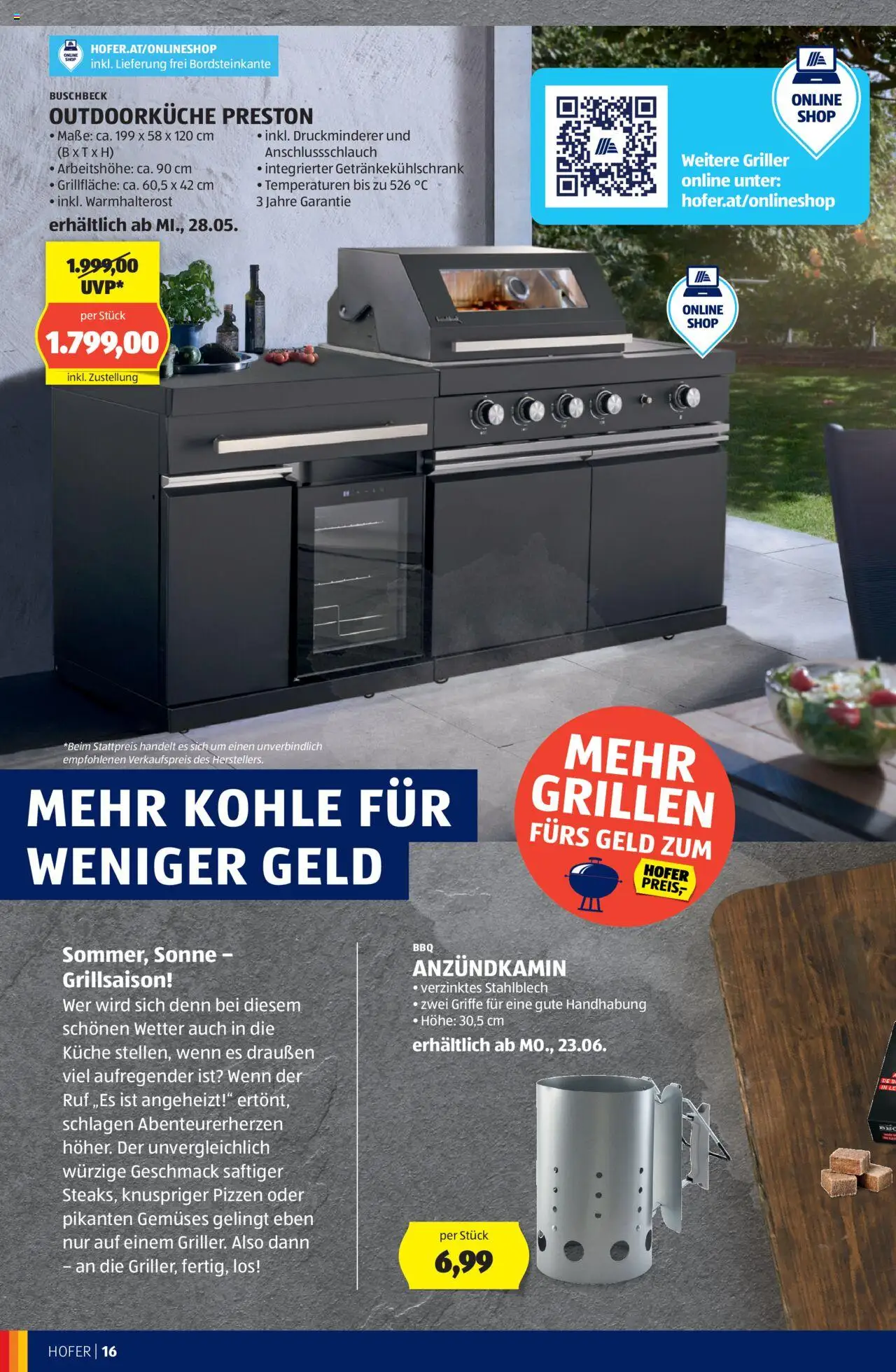 Hofer Frühjahr-/Sommerkatalog gültig ab 30.04.2025 | Seite: 16