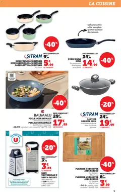 bi1 - Prévisualisation de bi1 prospectus valide à partir de 03.01.2026 | Page: 9 | Produits: Poêle, Grill, Planche à découper, Casserole