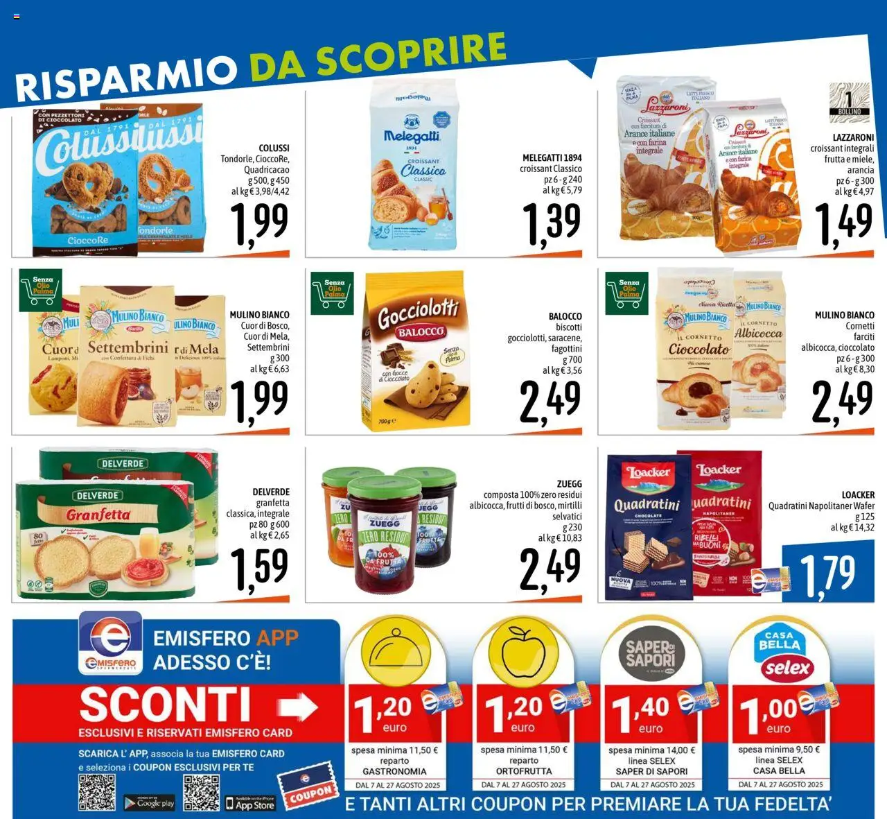 Volantino Emisfero del 07.08.2025 | Pagina: 4 | Prodotti: Arance, Tè, Olio, Croissant