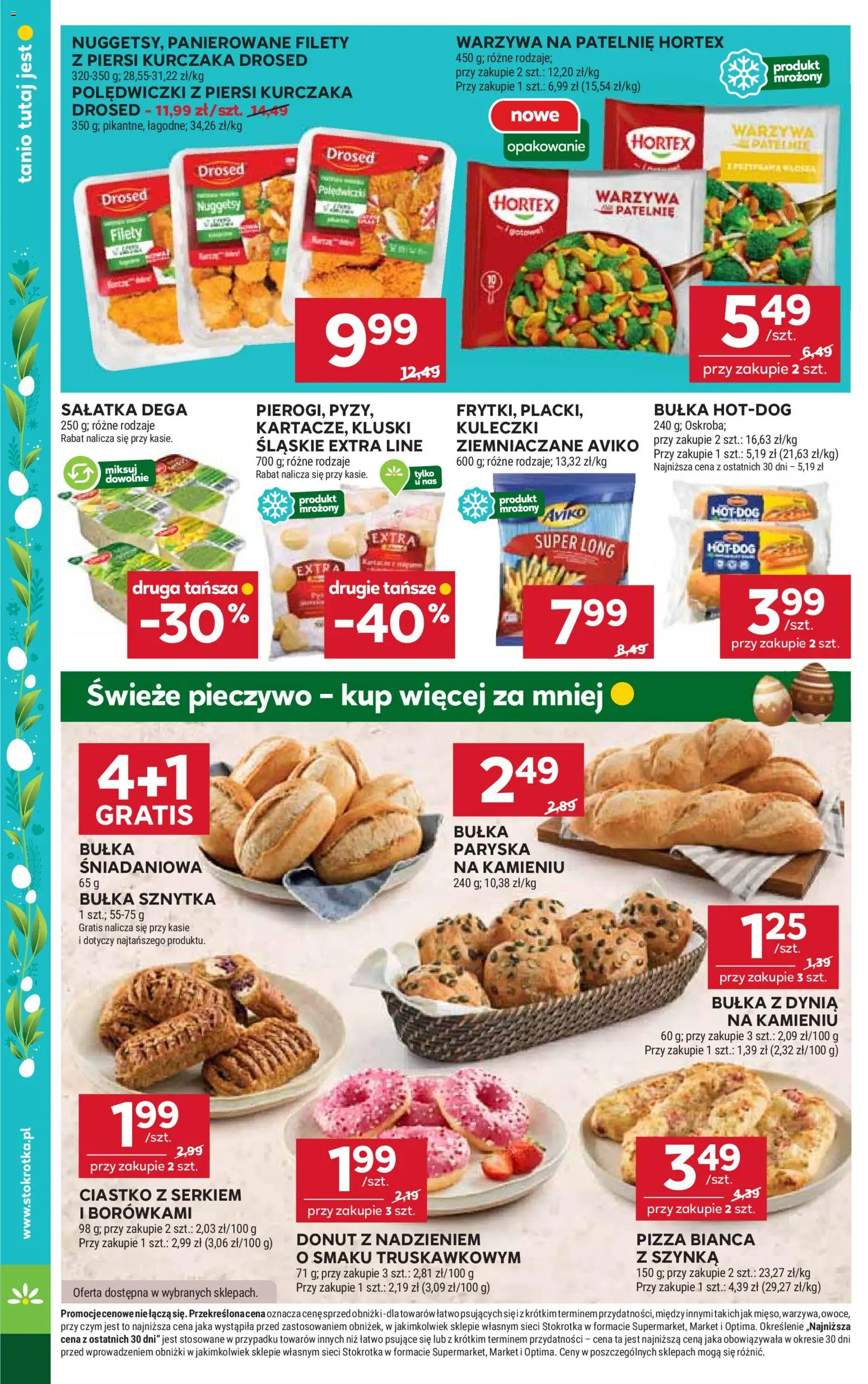 Stokrotka gazetka - Market od 19.03.2026 | Strona: 24 | Produkty: Pieczywo, Piersi, Warzywa na patelnie, Sałatka