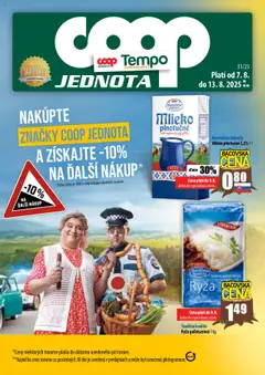COOP Jednota široká ponuka - náhľad platný od 07.08.2025