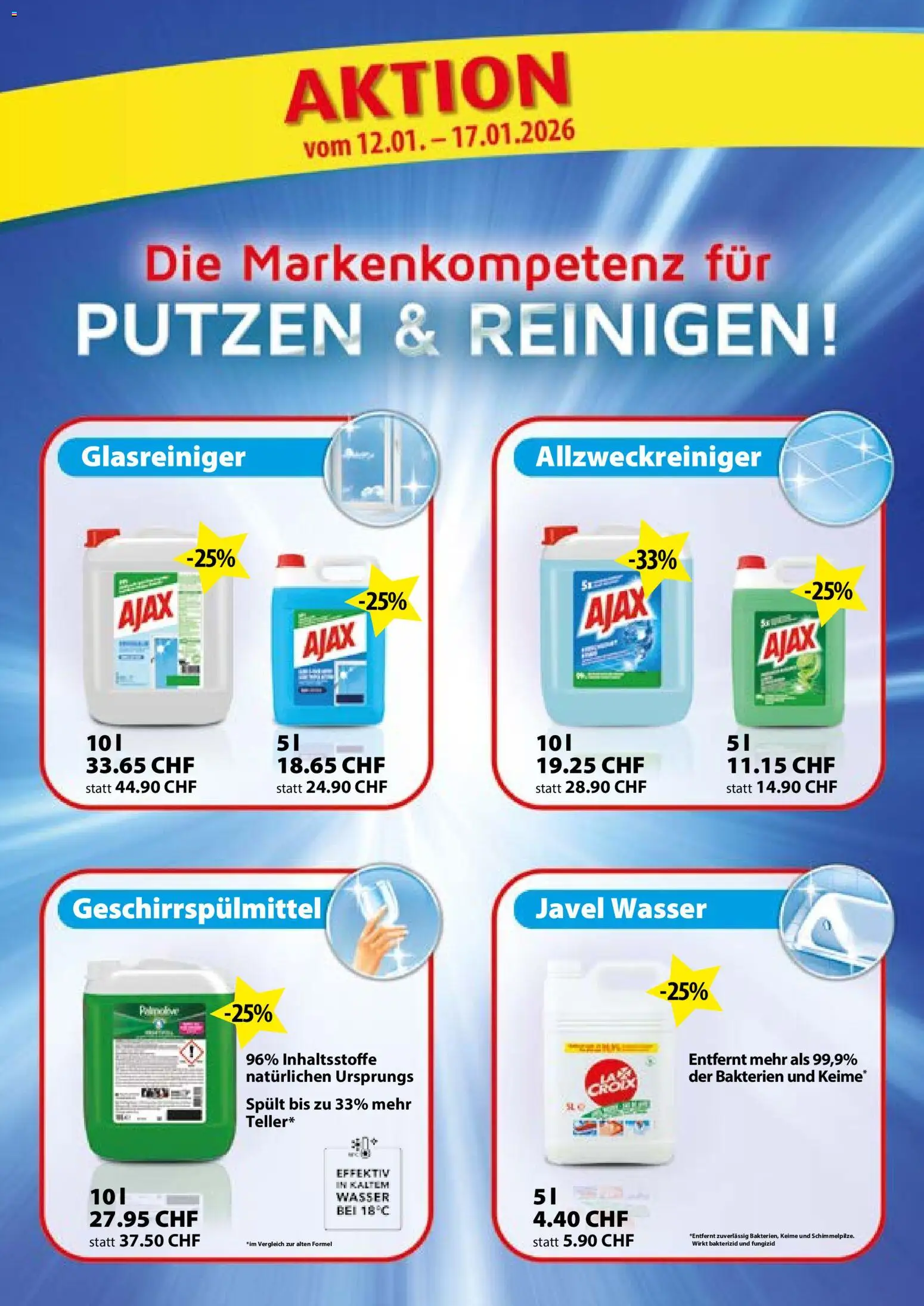 Prodega Aktionen – gültig ab 12.01.2026 | Seite: 31 | Produkte: Geschirrspülmittel, Wasser