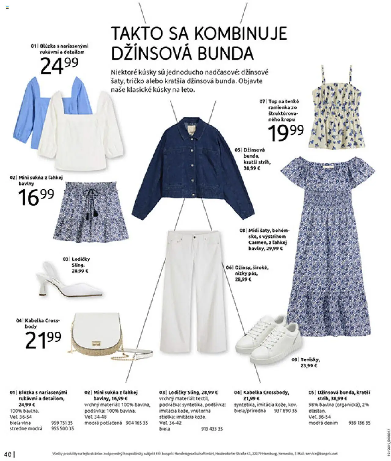 Bonprix katalóg dovolenkové essential kúsky │ platný od 17.06.2025 | Strana: 42 | Produkty: Tričko, Blúzka, Bunda, Lodičky