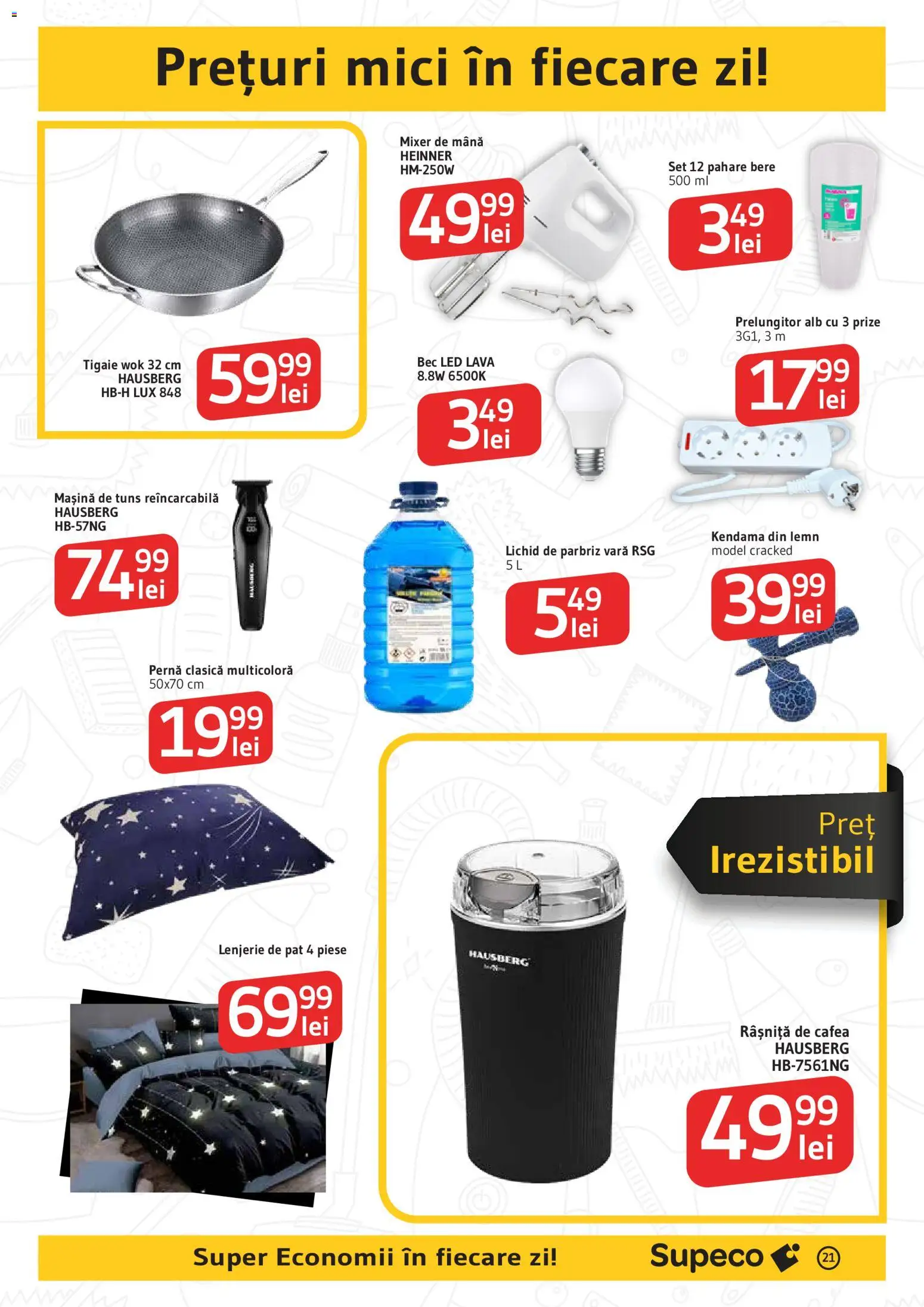 Noul catalog Supeco – valabil de la 30.04.2026 | Pagină: 21 | Produse: Prize, Prelungitor, Babak, Bere