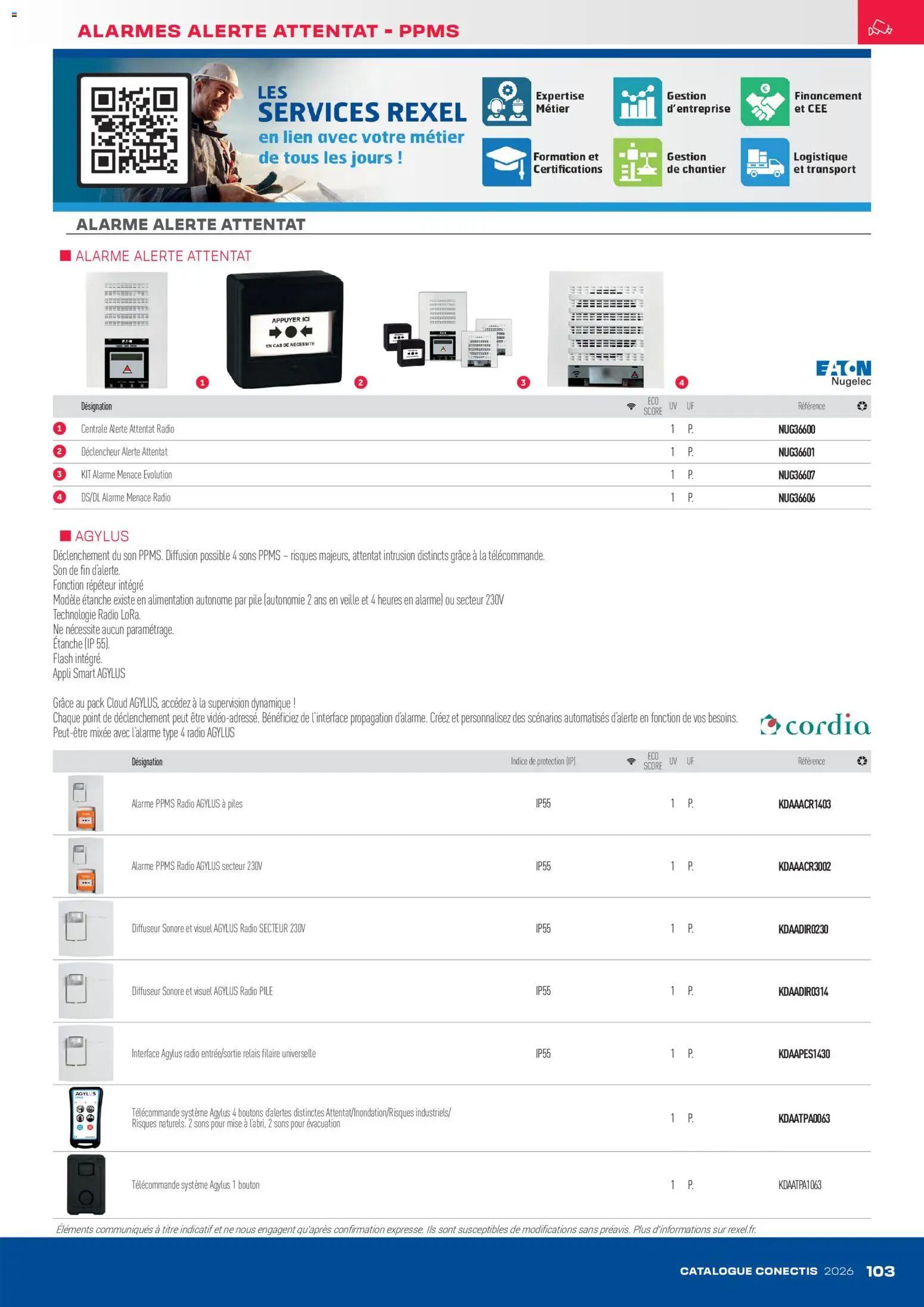 {H1} | Page: 103 | Produits: Radio, Diffuseur, Télécommande, Piles