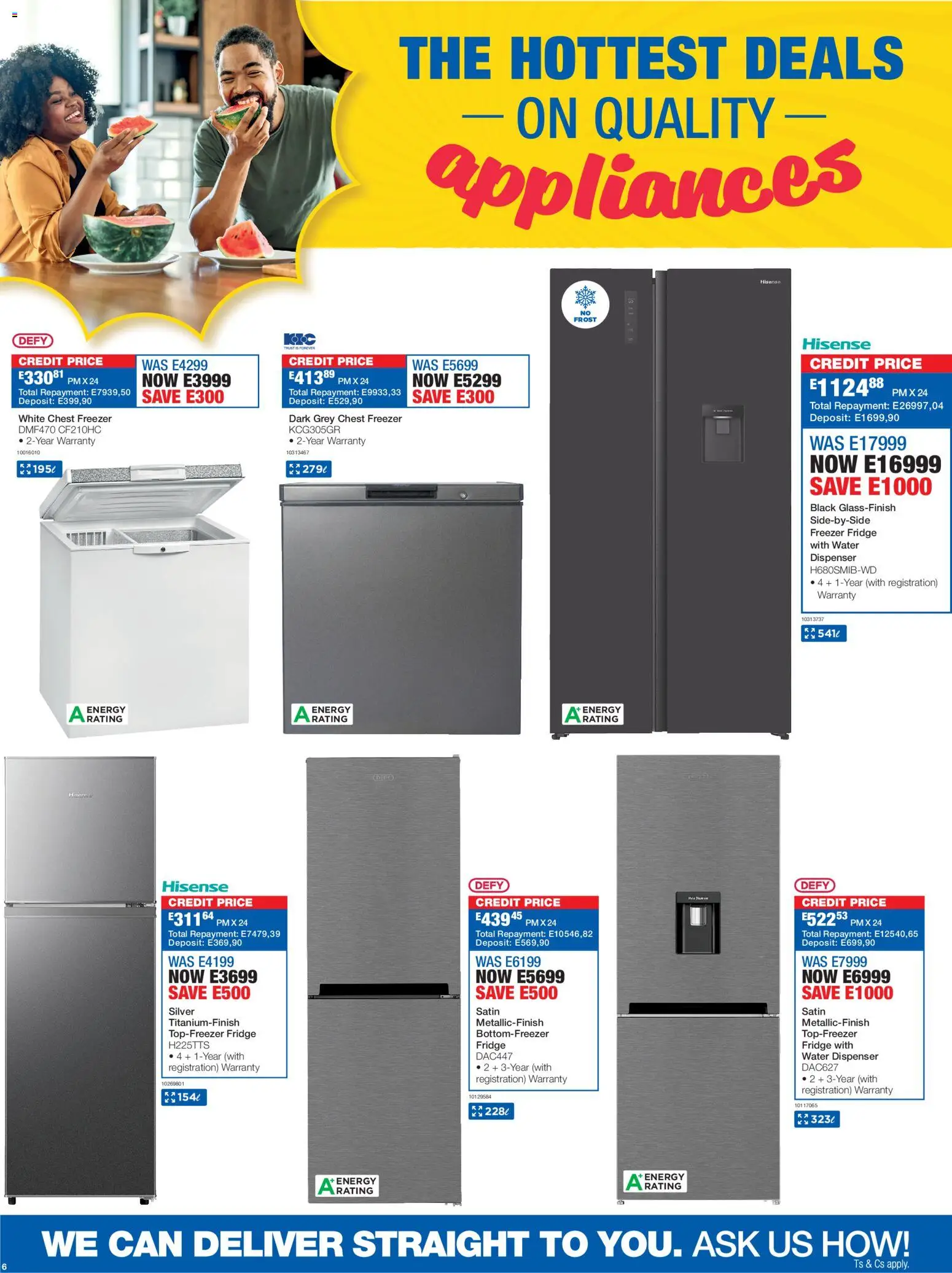 New OK Furniture catalogue – valid from 19.01.2026 | Page: 6 | Products: Freezer, Freezer fridge, Chest freezer, Water