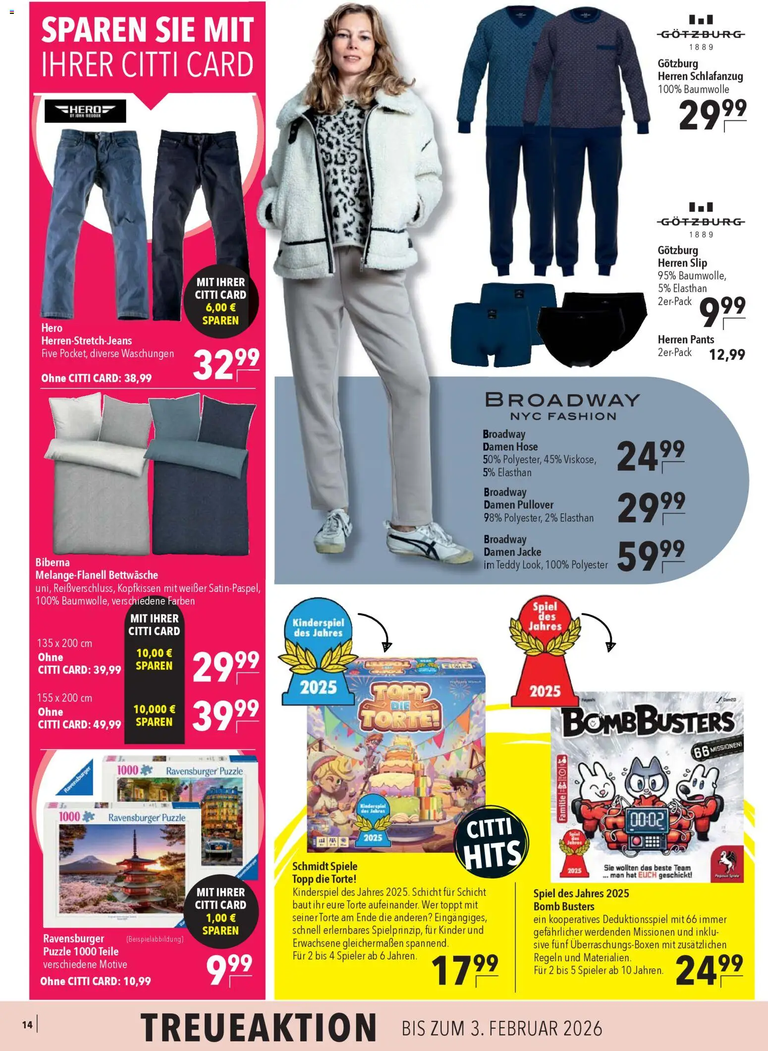 CITTI Markt - Black Friday – gültig ab 12.11.2025 | Seite: 18 | Produkte: Spiel, Bettwäsche, Kopfkissen, Slip