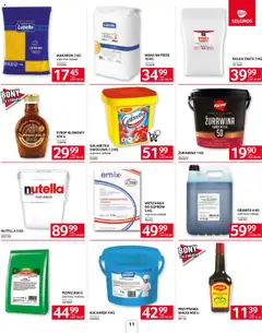 Selgros cash&carry Gazetka - Oferta dla gastronomii od 31.07.2025 | Strona: 11 | Produkty: Nutella, Makaron, Owoce, Pieprz