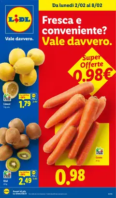 Anteprima del volantino Lidl Fresca e conveniente catalogo valido a partire dal 02.02.2026