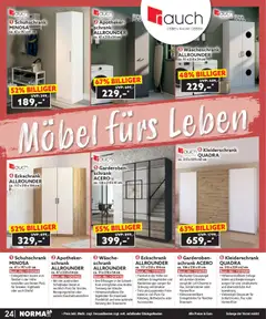 Norma Bestellmagazin November 2025 ab 01.11.2025 gültig | Seite: 24 | Produkte: Kleiderschrank, Schrank, Bettwäsche, Stiefel