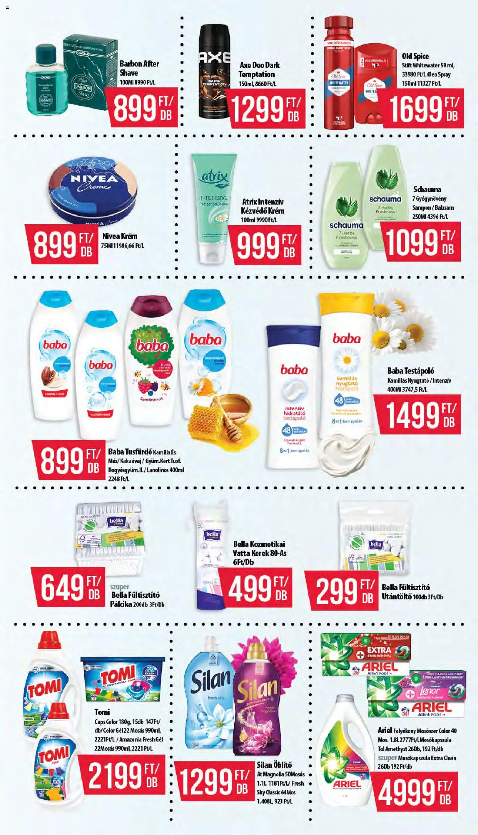 COOP akciós ujság - amely érvényes a következő dátumtól: 13.11.2025 | Oldal: 14 | Termékek: Ariel, Fültisztító, Mosókapszula, Öblítő