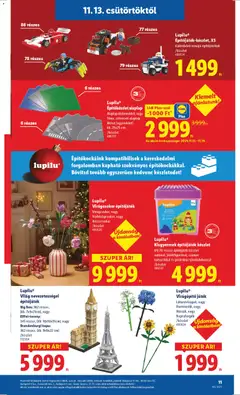 Lidl - Játék katalógus - amely érvényes a következő dátumtól: 13.11.2025 | Oldal: 11