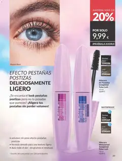 Vista previa Catálogo AVON campaña 4 válido desde el 01.04.2026 | Página: 49 | Productos: Máscara, Pestañas postizas, Peso, Máscara de pestañas