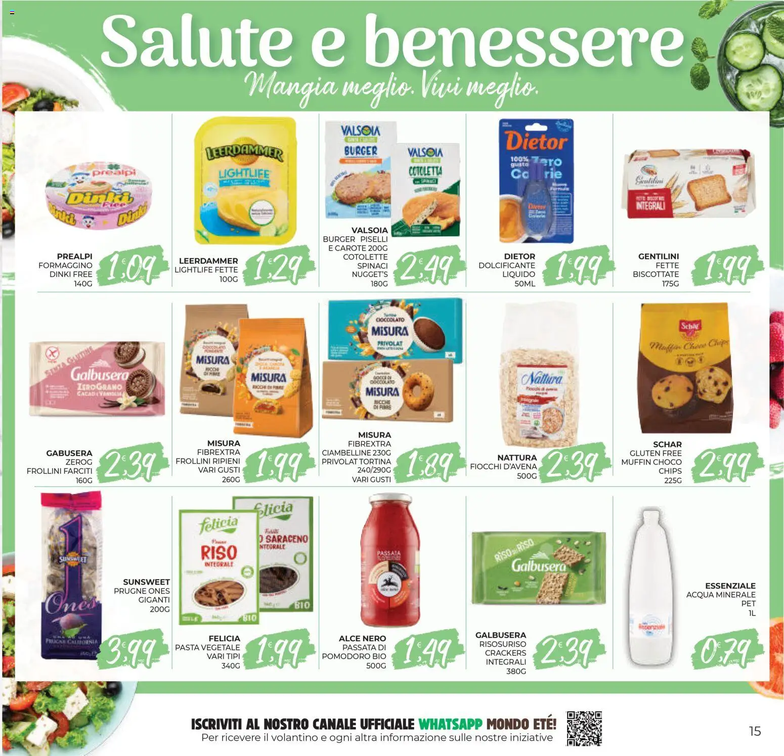 Volantino Eté del 17.04.2026 | Pagina: 15 | Prodotti: Cioccolato, Muffin, Acqua minerale, Frollini