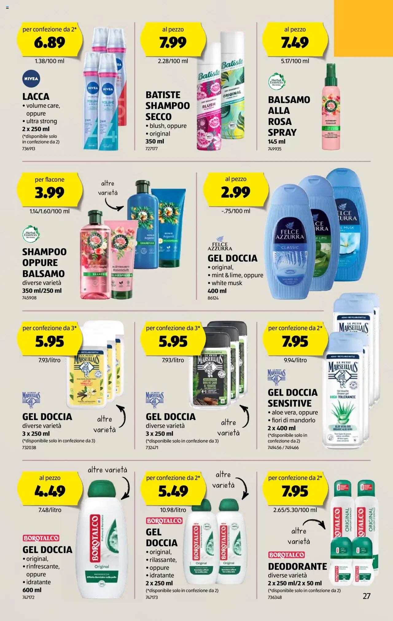 Aldi Volantino ab 31.07.2025 | Seite: 28 | Produkte: Blush, Shampoo