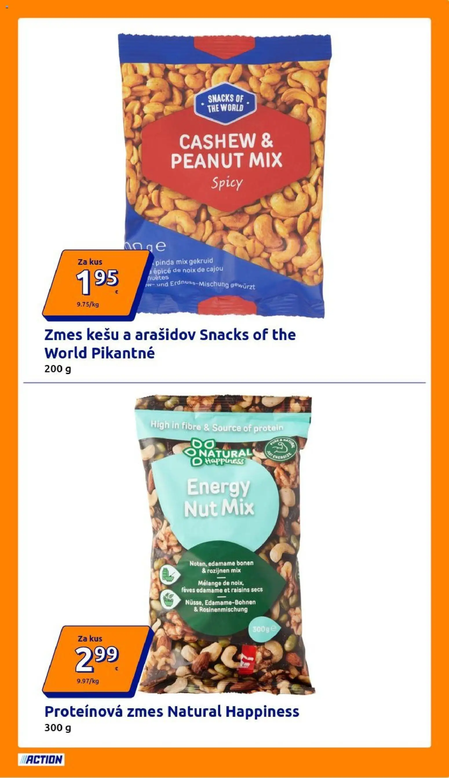 Nové Action akcie – leták je platný od 08.04.2026 | Strana: 21 | Produkty: Protein