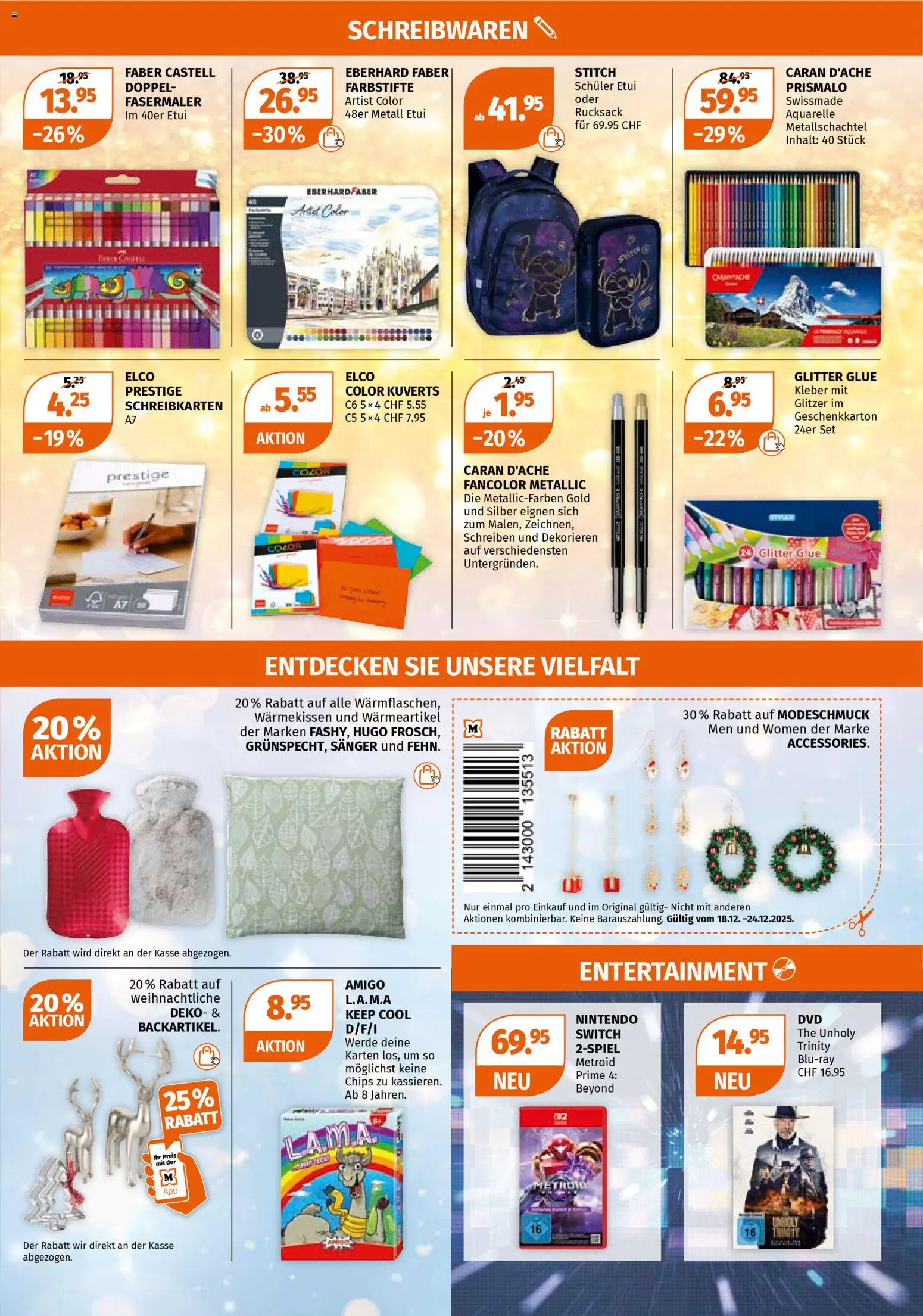 Müller Aktionen – gültig ab 18.12.2025 | Seite: 11 | Produkte: Rucksack, Chips, DVD, Video