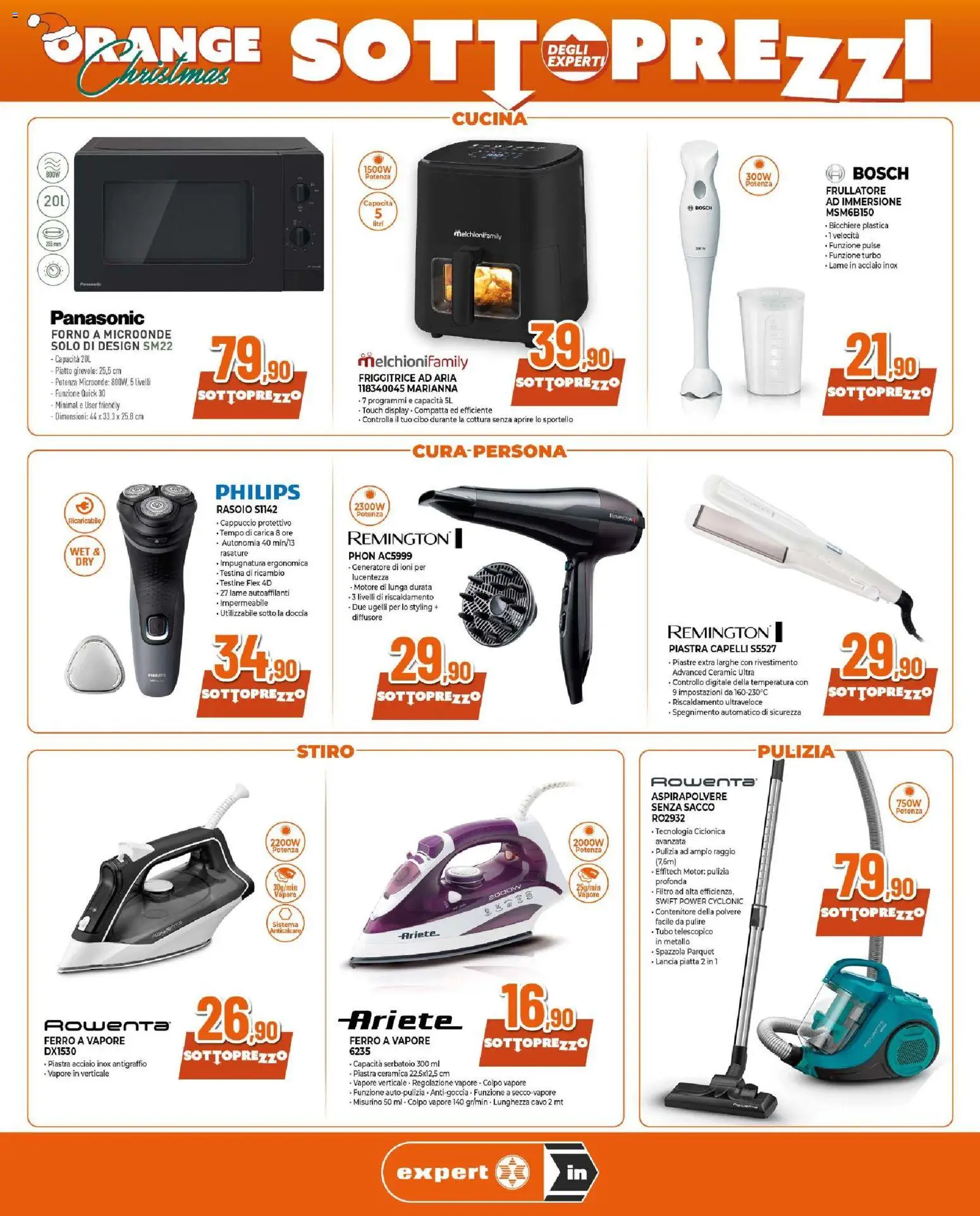 Volantino Ipercoop del 12.12.2025 | Pagina: 5 | Prodotti: Rasoio, Cappuccio, Contenitore, Generatore