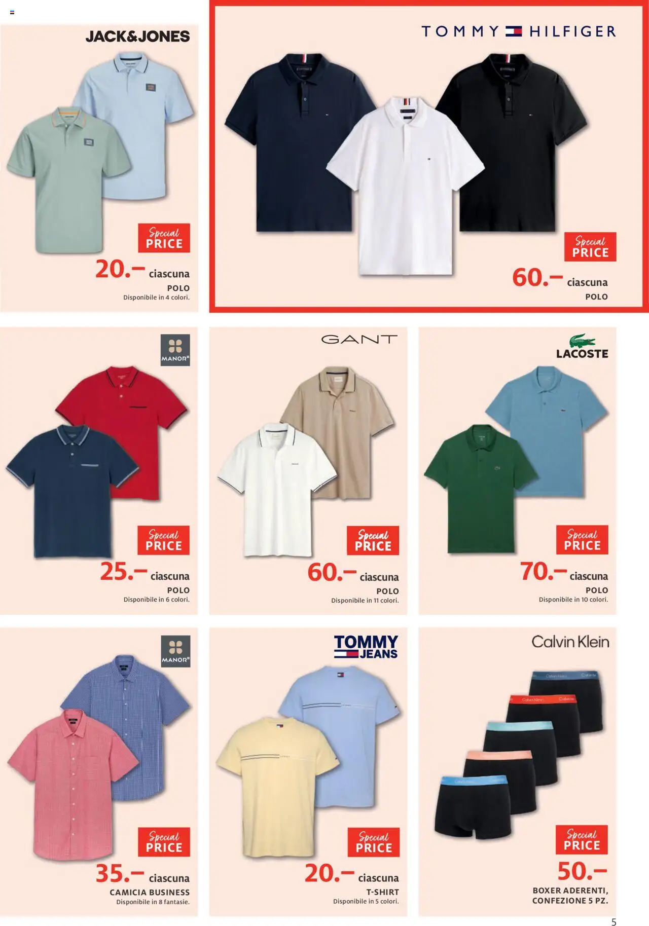 Manor Sale IT ab 24.06.2025 | Seite: 5 | Produkte: Boxer, Jeans